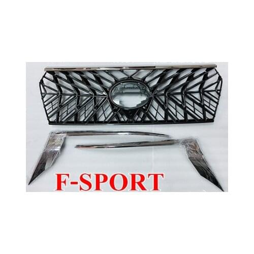 RQXR Front Bumper grill radiator grille for Toyota land cruiser prado LC150 2700 3500 4000 2018-2020