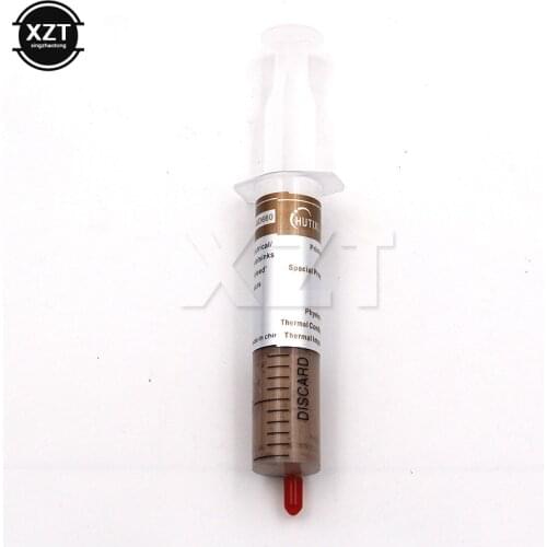 Syringe Processor Thermal Paste Grease gray CPU Cooler Heatsink Conductive Compound ABS Cooling Radiator Termopasta