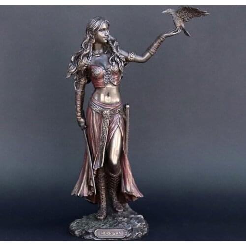 The Greek Goddess Plouto Lucky Fortune Statue Home Angel Figurine Resin Art Sculpture Office Desktop Portrait Garden Decorations
