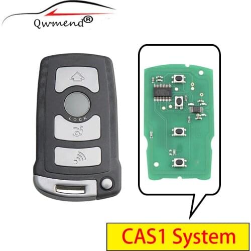 QWMEND 315/433/868Mhz Smart Car Key Fit for BMW E65 E66 CAS1 System 7 Series Car Remote Key for Auto for BMW Key