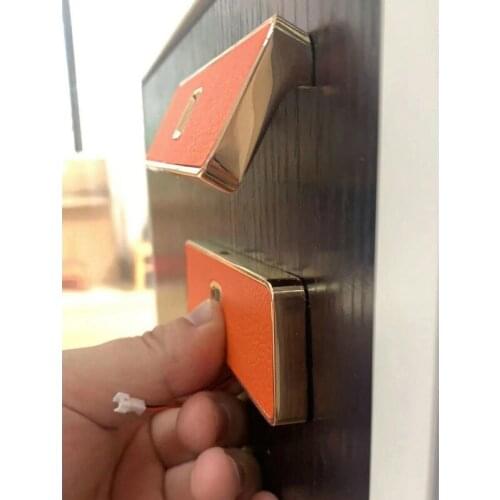Smart Fingerprint Lock Keyless USB Charging Door Lock Smart Padlock Quickly Unlock Zinc Alloy Cabinet Lock