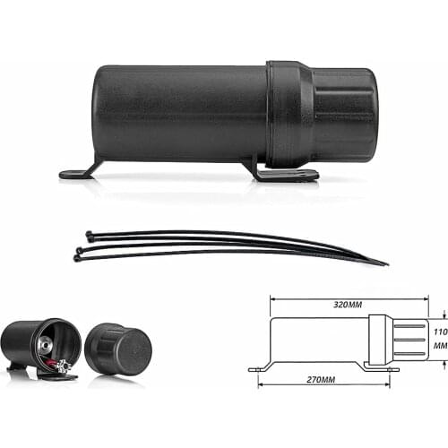 80MM/110MM Universal Off-Road Waterproof Tool Tube Motorcycle Accessories High quality ABS Gloves Raincoat Storage Box barrel