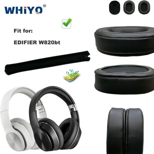 Replacement Ear Pads for EDIFIER W820bt W-820bt W 820 bt Headset Parts Leather Cushion Velvet Earmuff Earphone Sleeve Cover