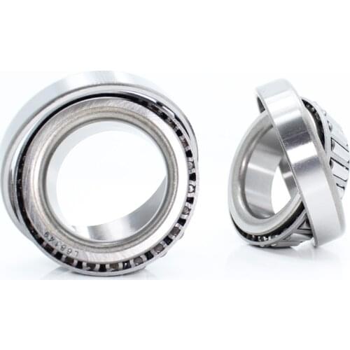 1-3/8'' Axles Trailer Wheel Hub Bearings Kit 2PCS L68149/L68111 1.3775"X2.36"X0.625"inch Rotary Quiet High Speed and Durable