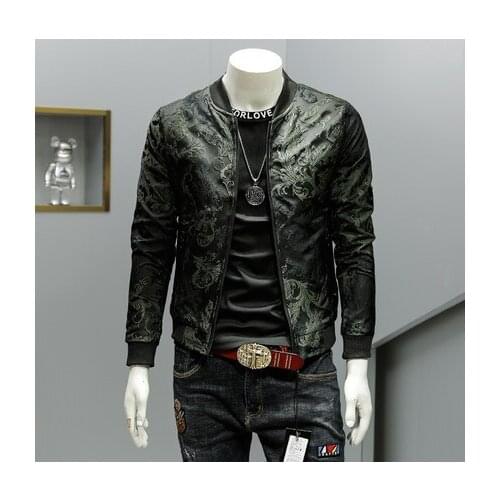 100%real Mens fashion jacquard european flower pattern tuxedo jacket