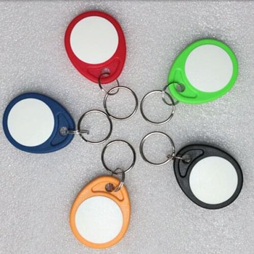 125KHz ID TK4100 EM4100 keyfobs RFID passive key chain 1000pcs/Lot