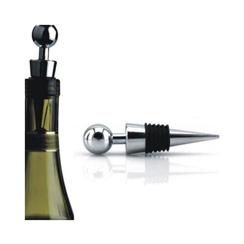 1 pcs Metal Wine Stopper Durable Wine Collection Red Wine Bottle Stopper Zinc Alloy Home Bar Red Wine Champagne Bottle Stopper