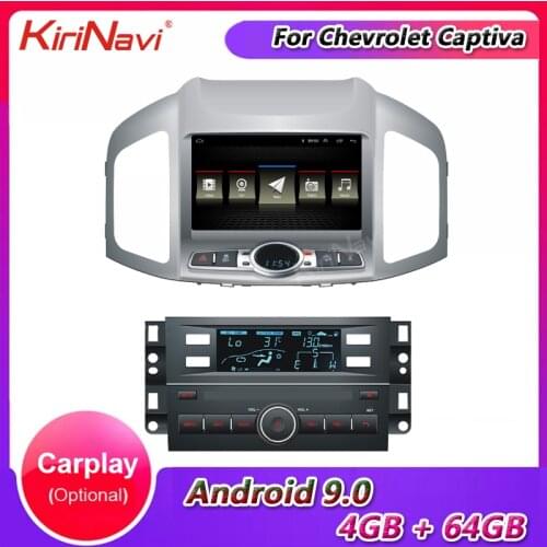 KiriNavi Android 9.0 Car Radio Automotivo Head Unit For Chevrolet Captiva Car Multimedia Player Auto GPS Navigation 4G 2012-2017