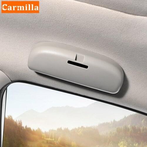 Carmilla Car Sunglasses Holder Glasses Case Cage Storage Box for Mitsubishi ASX VW Golf Audi A6 Honda Toyota RAV4 Nissan Qashqai