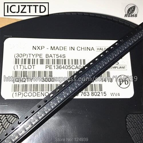 BAT54S SOT-23 Marking WV4 BAT54C WW1 BAT54A WV3 SMD original BAT54 L4t SOT23 NEW
