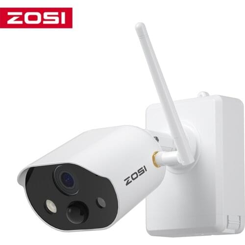 ZOSI WiFi Camera Rechargeable Battery Powered 1080P Full HD Outdoor Indoor Weatherproof Security Wireless IP Camera