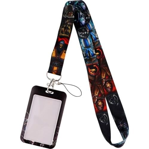 DZ2134 Fighting Games Lanyard For Keychain ID Card Cover Pass Gym Mobile Phone USB Badge Holder Key Ring Neck Straps Accessories
