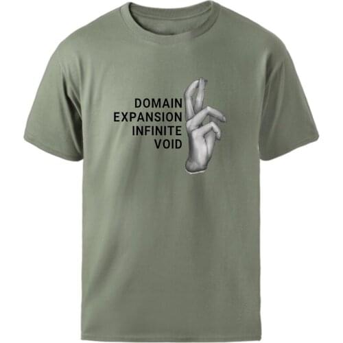 Jujutsu Kaisen Anime Tops Gojo Satoru Print Man T shirts Summer 2021 Plus Size Short Sleeve T shirt Vintage Homme Black T-shirts