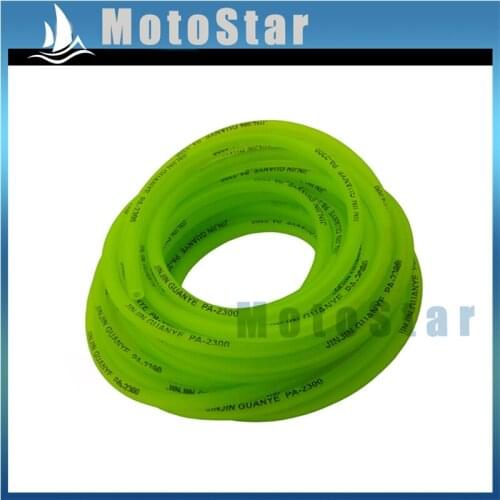 Green 9.5 Meters 5mm Gas Fuel Hose Line Pipe Tube For Pit Dirt Motor Bike Motorcycle ATV Quad 4 Wheeler Go Kart Motocross Buggy