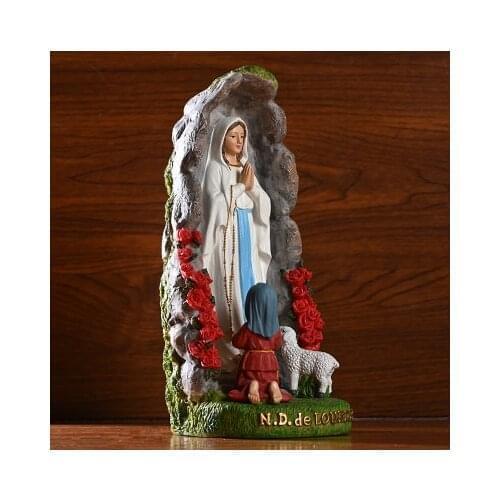 Catholic Christian sacred objects, home living room supplies, car decorations, ornaments, New Years gifts for Our Lady of Lourd