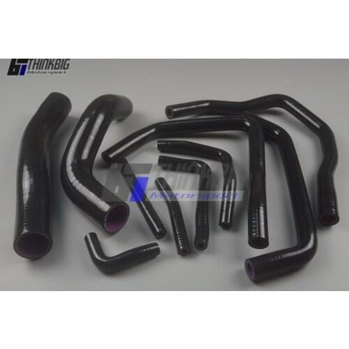 Silicone Radiator Hose Kit For 90-97 Toyota Land Cruiser HDJ80 4.2L 1HD-T/1HD-FT Turbo diesel