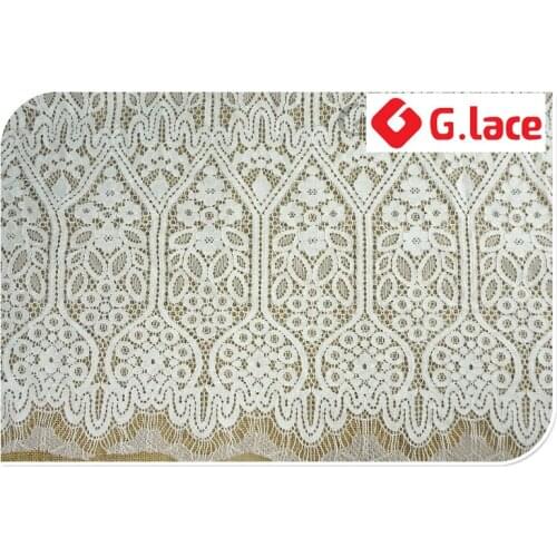 GLace 3M/lot Lace 2colour Eyelash Lace Fabric Wedding dress lace decoration fashion clothing DIY accessories TX016