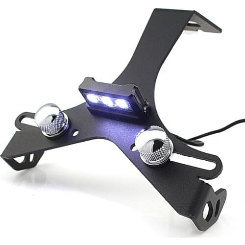 Fender Eliminator Registration Plate Holder License Frame Kit with LED Light for DUCATI 848 1098 1198 1098R 1098S 2008 09 10 11