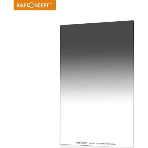 K&F Concept Square Filter100X150mm Soft Grad ND8 Neutral Density Filter 3 Stops Multi Coated Compatible with Cokin Z Holder