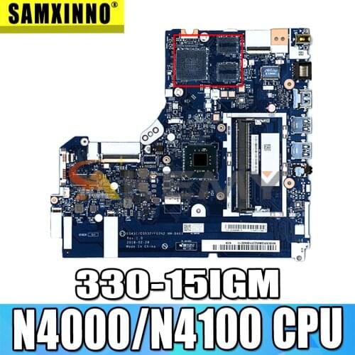 For Lenovo ideaPad 330-15IGM Laptop Motherboard NM-B661 With N4000/N4100 CPU tested 100% working FRU 5B20R33804 5B20R33801