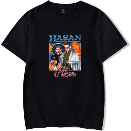 Hasan Piker Fashion T shirt Women Men Summer Short Sleeve T-shirts Hot Sale Casual Streetwear Tops