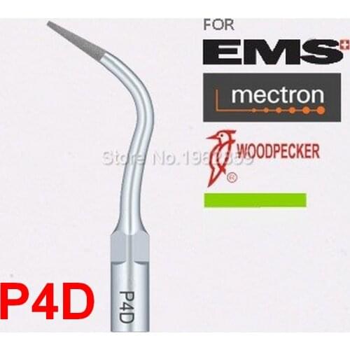 5pcs P4D scaler tips tools for dentist teeth whitening dental instrument ultrasonic dental scaler tip for EMS & Woodpecker