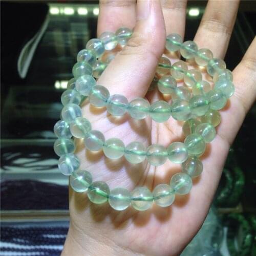 Wholesale 9mm Genuine Natural Pakistan Quartz Crystal Round Beads Jewelry Women Femme Stretch Bracelet Free Shipping