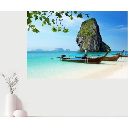 Custom Phang-Nga Canvas Landscape Painting Home Room Wall Decoration Canvas Posters And Decoration Pictures