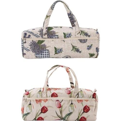 Practical Fabric Crafts Storage Bag Multi-functional Travel Organizer Makeup Storage Bag Women Large Capacity Handmake Bag