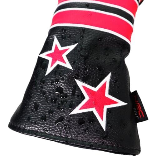 Durable Golf Wood Head Cover UT Drivers Headcover Stars Protect Sleeve