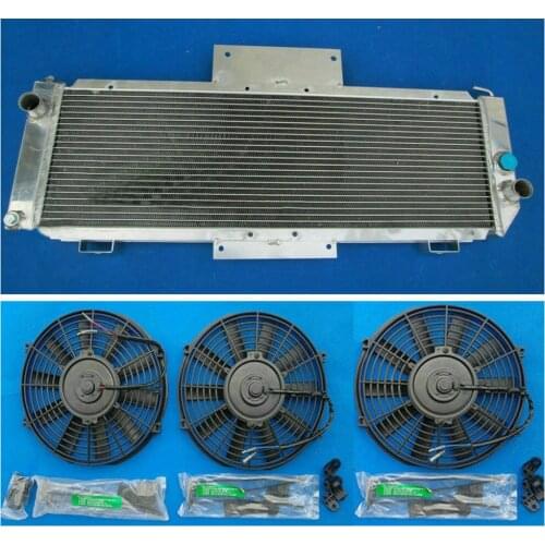 HOT SELLING Alloy Aluminum radiator/radiateur + Fan*3 For RENAULT Alpine A310 V6 2.7l 1977-1985 78 79 1980 81 82 83 84