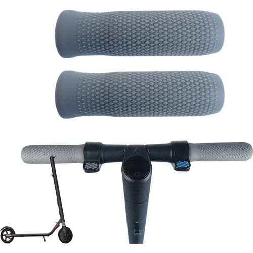 1Pair Handlebar Grip for Ninebot ES1/ES2/ES3/ES4 Electric Scooter Anti-slip Silicone Scooter Foldable Grip Cover Rubber Parts
