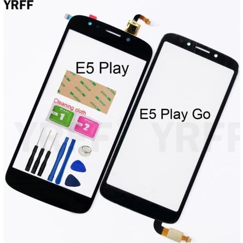 For Moto E5 G4 Play Touch Screen Glass For Motorola Moto E5 Play Go Touch Screen Digitizer Touchscreen Front Glass Lens Panel