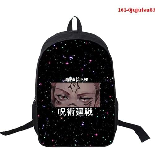 3D Print Mochila Japan Anime Schoolbags Mochila Fashion Jujutsu Kaisen Backpack for School Teenager Girls Sac A Dos Men Rucksack