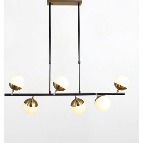 Nordic Glass LED Creative Creative Pendant Light European-style Luxury LED Lamps Moderm Glass Indoor Lighting Restaurant