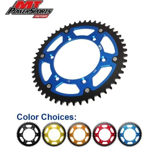 For Yamaha WR/YZ/YZF Honda XR Off Road Motorcycle Rear Race Chain Sprocket Of MTX Aluminium Alloy Modification Accessories