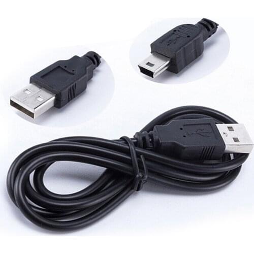 1m Long MINI USB Cable Sync & Charge Lead Type A to 5 Pin B Phone MP3 Charger