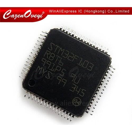 1pcs/lot STM32F103RBT6 LQFP64 STM32F103 QFP64 QFP In Stock