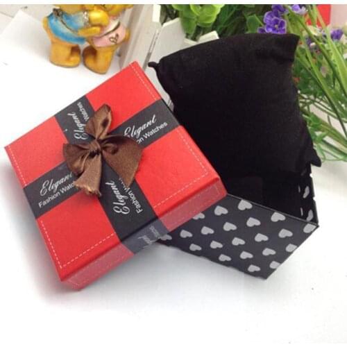80% Dropshipping!!Gift Box Bowknot Gift Display Storage Box Watch Bracelet Bracelet Jewelry Storage Box