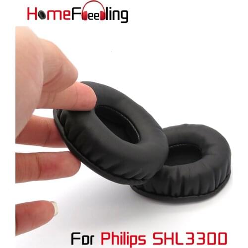 Homefeeling Ear Pads For Philips SHL3300 Earpads Round Universal Leahter Repalcement Parts Ear Cushions