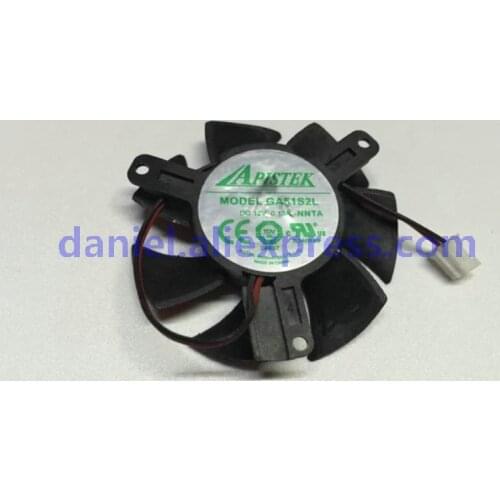 APISTEK GA51S2L-NNTK graphics card fan 12V 0.13A 2 line