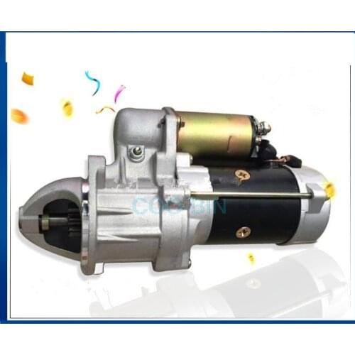 For KOBELCO SK 4BG1 24V9 Start motor engine start motor tooth starter excavator parts