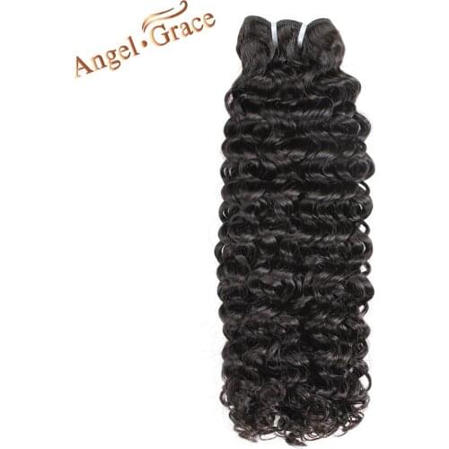 Double Drawn Funmi Curly Hair Bundles 1/3/4 Bundles Deal Angel Grace Hair Brazilian Hair Weave Bundles 100% Remy Human Hair