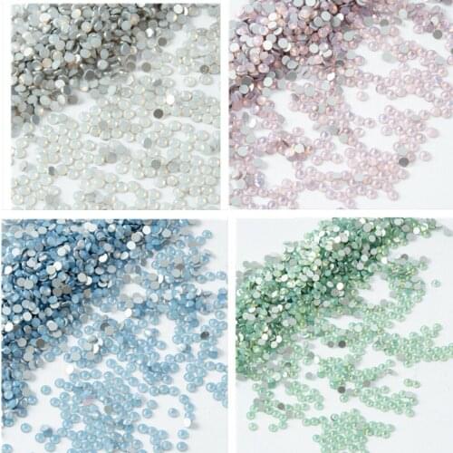 SS3-SS30 Opal Non Hotfix Rhinestones FlatBack Crystal Rhinestones Glass Loose Rhinestones for Nail Art Decoration 132