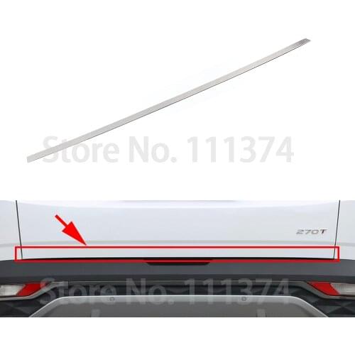 Chrome Rear Door Button Trim For Hyundai Tucson 2021 NX4 Stainless Steel Styling Decoration Accessories