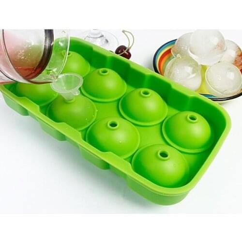 Creative Silicone Ice Cube Tray 3D Diamond Soccer Shaped Silicone Ice Mold Whisky Ice Ball Maker Square Round Ice Mould Bar Tool