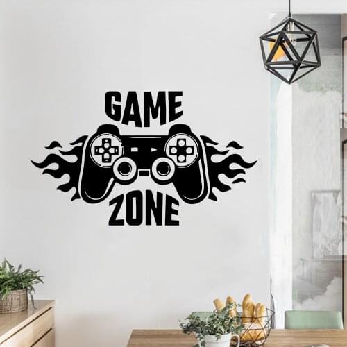 Creative Game Wall Stickers Home Decor For Kids Room Game Room Door Fridge Wall Decor Self-adhesive Waterpoof Vinyl Wallpaper