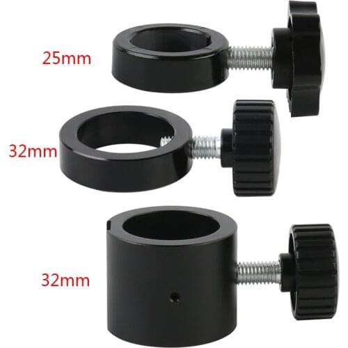 32mm 25mm Mounting Interface,Industrial Stereo Microscope Limit Fixing Ring Fixed Ring With Screw Preventing Sliding
