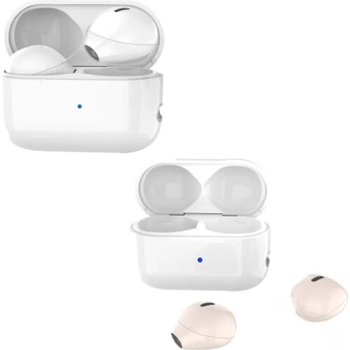 Mini Invisible Wireless Earphone with Mic Bluetooth 5.0 Press Half In-Ear No Pain Bluetooth Sleeping Earpiece