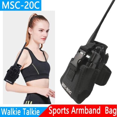 NEW ABBREE MSC-20C Nylon Multi-Function Pouch Bag Holster Carry Case for TYT baofeng UV-5R UV-82 Walkie Talkie